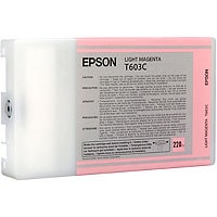 Epson T603C - light magenta - original - ink cartridge