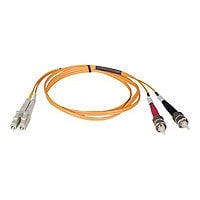 Eaton Tripp Lite Series Duplex Multimode 62.5/125 Fiber Patch Cable (LC/ST), 2M (6 ft.) - cordon de raccordement - 2 m