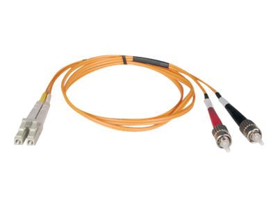 Eaton Tripp Lite Series Duplex Multimode 62.5/125 Fiber Patch Cable (LC/ST), 5M (16 ft.) - patch cable - 5 m - orange