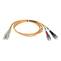 Eaton Tripp Lite Series Duplex Multimode 62.5/125 Fiber Patch Cable (LC/ST), 5M (16 ft.) - patch cable - 5 m - orange