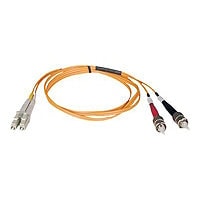 Eaton Tripp Lite Series Duplex Multimode 62.5/125 Fiber Patch Cable (LC/ST), 20M (65 ft.) - patch cable - 20 m - orange