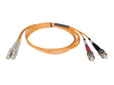 Eaton Tripp Lite Series Duplex Multimode 62.5/125 Fiber Patch Cable (LC/ST), 30M (100 ft.) - patch cable - 30 m - orange