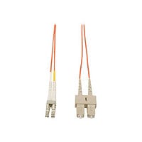 Eaton Tripp Lite Series Duplex Multimode 62.5/125 Fiber Patch Cable (LC/SC), 2M (6 ft.) - cordon de raccordement - 2 m