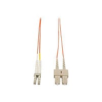 Eaton Tripp Lite Series Duplex Multimode 62.5/125 Fiber Patch Cable (LC/SC), 20M (65 ft.) - patch cable - 20 m - orange