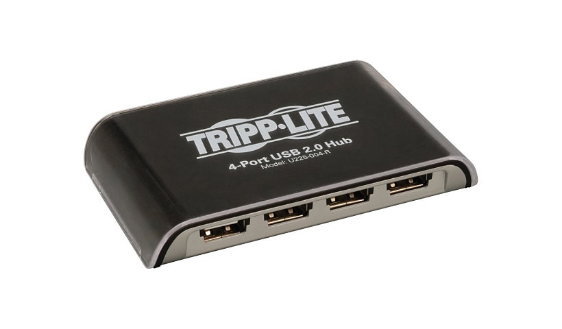 Tripp Lite 4-Port Desktop Hi-Speed USB 2.0 USB 1,1 Hub 480Mbps 4ft Cable