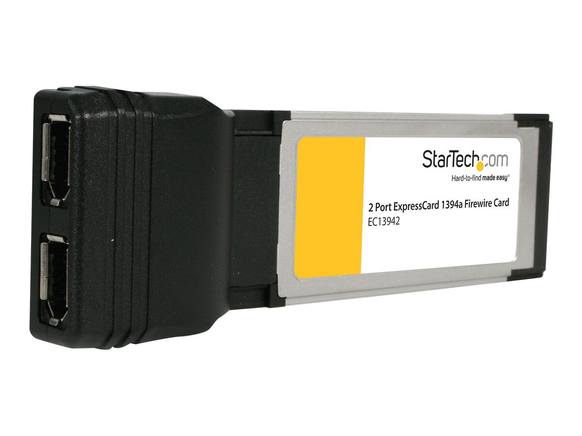 StarTech.com 2 Port ExpressCard Laptop 1394a Firewire Adapter Card - FireWi