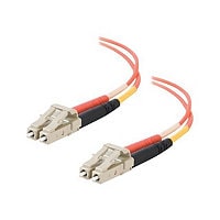 C2G 12m LC-LC 50/125 OM2 Duplex Multimode PVC Fiber Optic Cable - Orange -