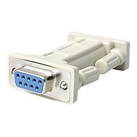 StarTech.com DB9 RS232 Serial Null Modem Adapter - F/F