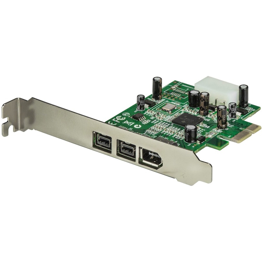 StarTech.com 3 Port 2b 1a 1394 PCI Express FireWire Card Adapter - 1394 FW