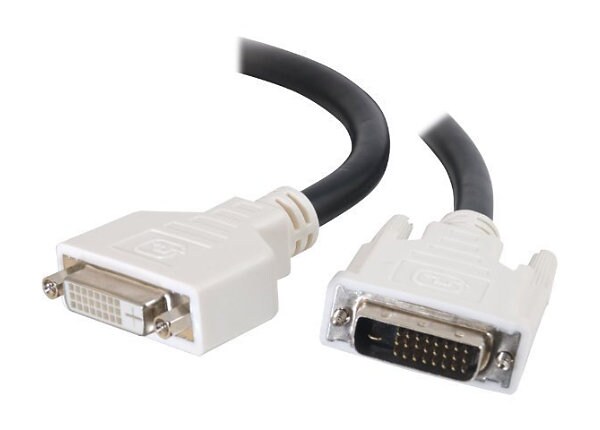 C2G 5m DVI-D M/F Dual Link Digital Video Extension Cable (16.4ft) - DVI extension cable - 5 m