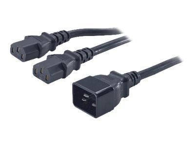 APC - power splitter - IEC 60320 C20 to IEC 60320 C13 - 1.5 ft