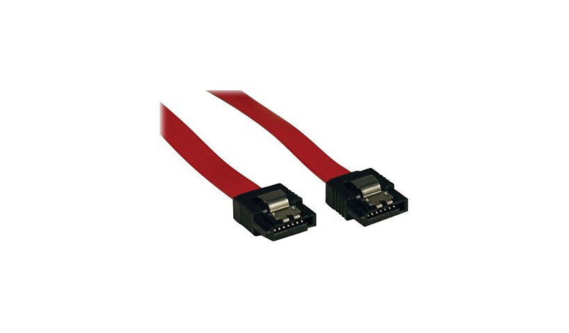 Tripp Lite 8in Serial ATA SATA Latching Signal Cable 7Pin / 7Pin M/M 8" - SATA cable - 7.9 in