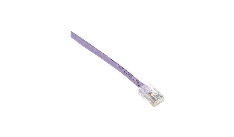 Black Box GigaTrue CAT6 Channel 550-MHz Patch Cable with Basic Connector - patch cable - 6 ft - lilac