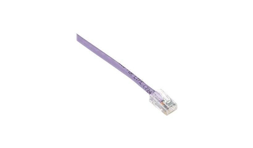 Black Box GigaTrue CAT6 Channel 550-MHz Patch Cable with Basic Connector - patch cable - 10 ft - lilac