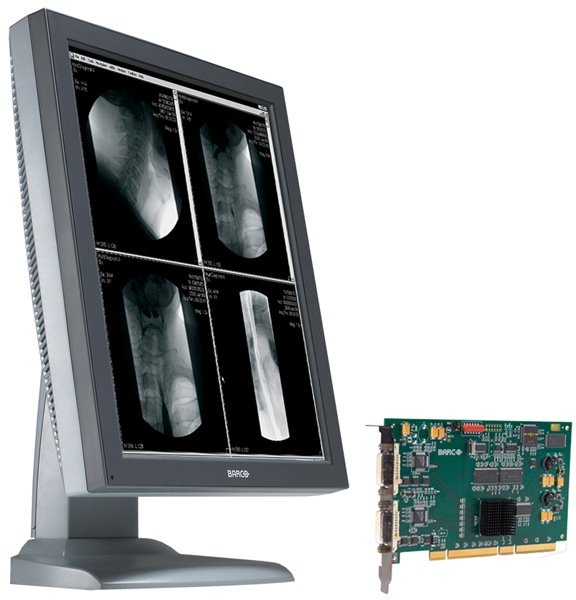Barco Nio Color Diagnostic Display System, 3MP, 1-Head, MXRT2100 PCIe Card
