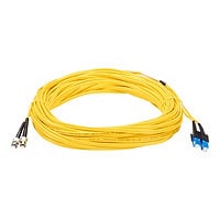 Black Box Premium 1M ST/SC Duplex Singlemode 9/125 Fiber Patch Cable 3ft