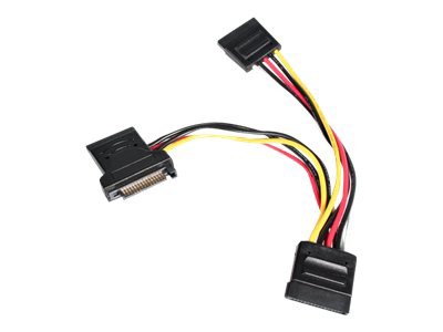 StarTech.com SATA Power Y Splitter Adapter Cable - power splitter - 4.7 in