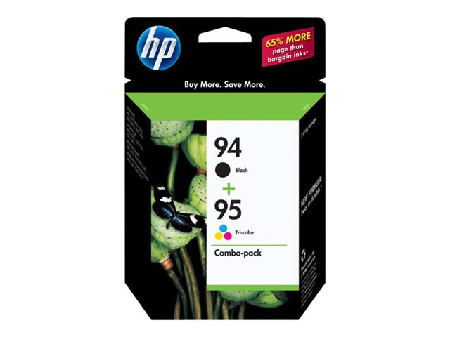 HP 94 (C9354FN) Black/95 Tri-color 2-pack Original Ink Cartridges    

