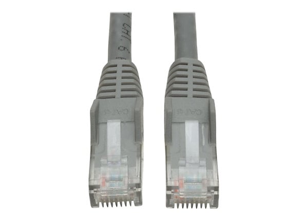 CAT6 Gigabit Snagless Molded Patch Cable, 1 ft, Gray CAT6 Gigabit Snagless Molded Patch Cable, 1 ft, Gray