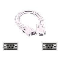 C2G 6ft DB9 to Serial RS232 Null Modem Cable - F/F