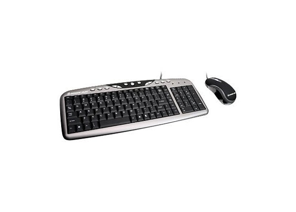IOGEAR Compact Desktop Combo GKM502 - Desktop - Keyboard & Mouse