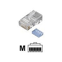 Black Box Premium 50mu CAT6 RJ45 Unshielded Connector w/Load Bar 100-Pack