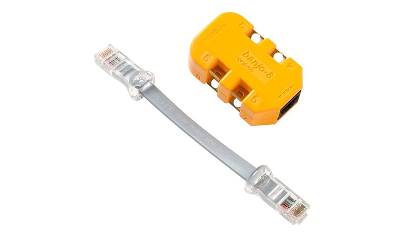 Fluke Networks 8-wire in-Line Modular Adapter with K-Plug - modular adapter