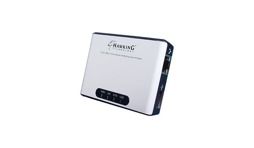 Hawking HMPS1U - print server - USB - 10/100 Ethernet
