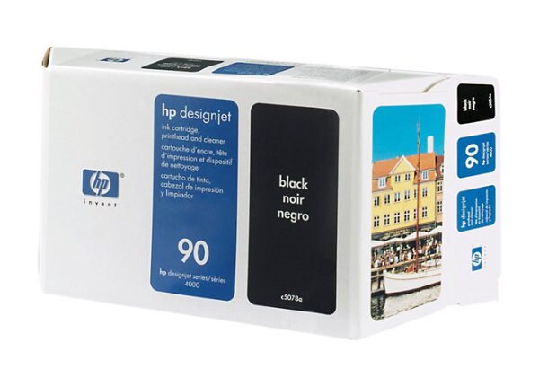HP 90 Black Value Pack (C5078A)Ink Cartridge and Printhead/Cleaner