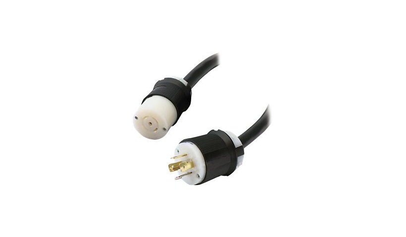 APC - power extension cable - NEMA L21-20 to NEMA L21-20 - 8 ft