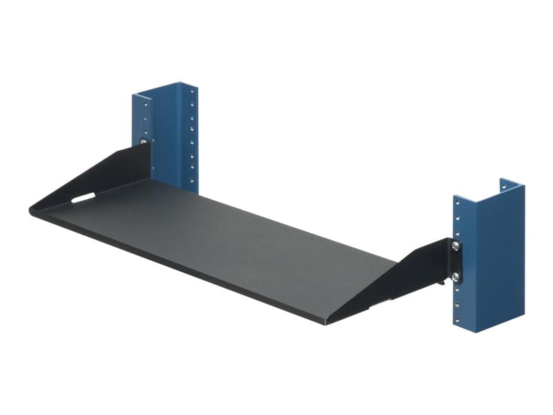 Rack Solutions 1U 2Post Solid Cantilever Shelf 7in (D) - Flanged Up