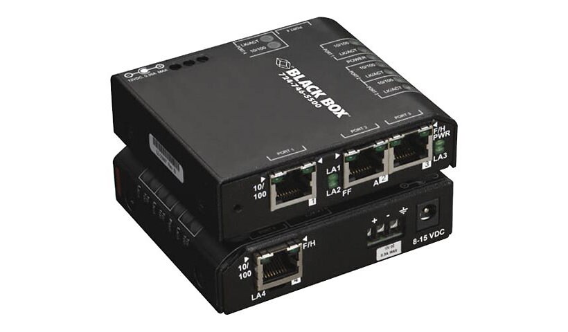 Black Box Convenient Switch Hardened 24 VDC - switch - 4 ports