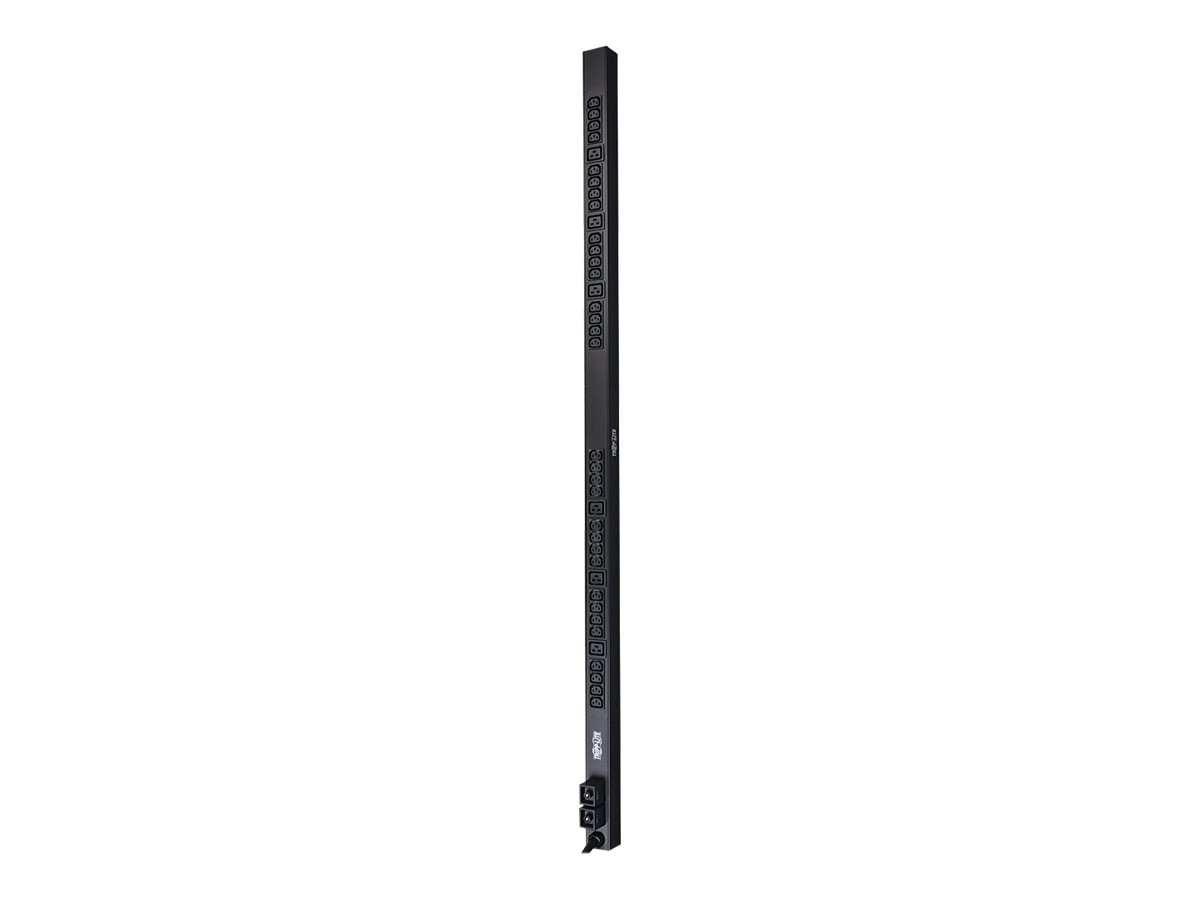 Thumbnail 2 of 3 for Eaton Tripp Lite Series 5.5kW 1-Phase 208/230V Basic PDU 38 Outlets 32 C13/6 C19 NEMA L6-30P Input 10ft Cord 0U Vertical