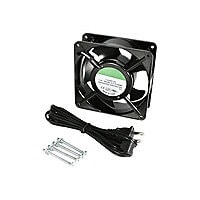 StarTech.com 120mm Axial Rack Muffin Fan for Server Cabinet - 115V - AC Coo