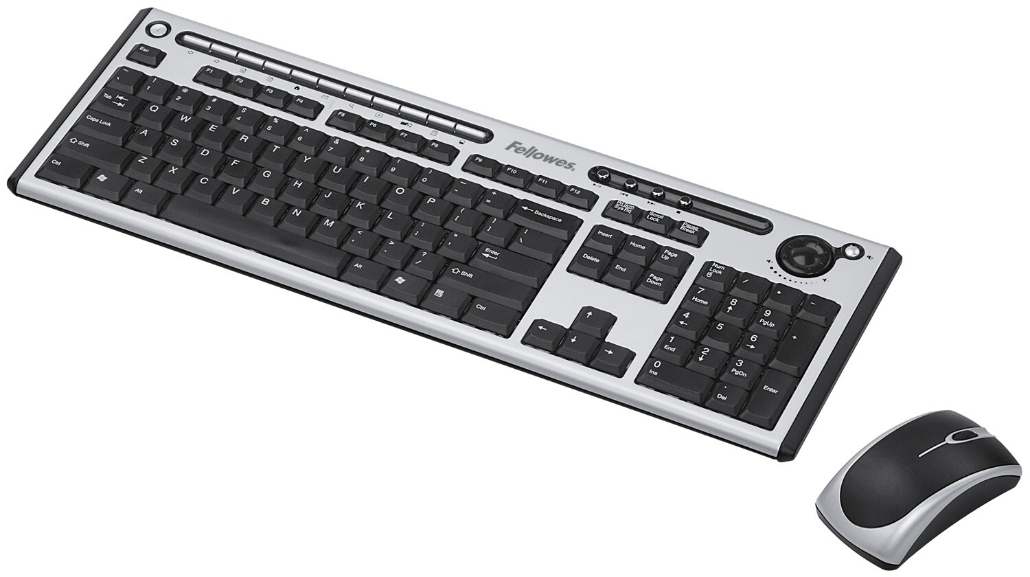 Fellowes Slimline Cordless Desktop - Keyboard & Mouse 
with Antimicrobial