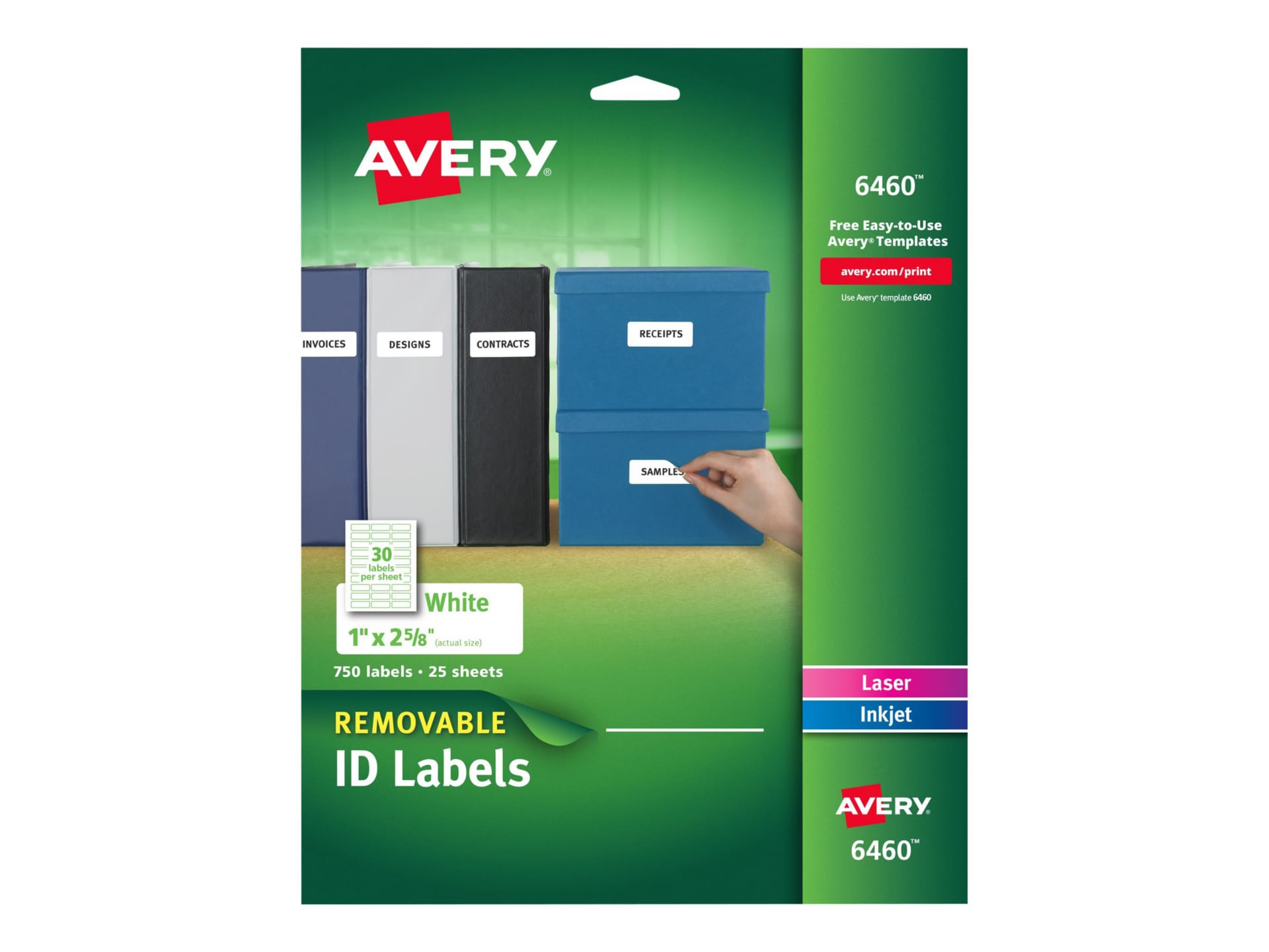 Avery Removable ID Labels