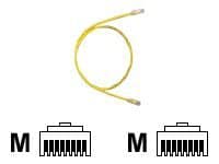 Panduit TX6 PLUS patch cable - 7 ft - yellow