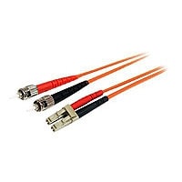 StarTech.com 2m Fiber Optic Cable - Multimode Duplex 62.5/125 - LSZH - LC/ST - OM1 - LC to ST Fiber Patch Cable