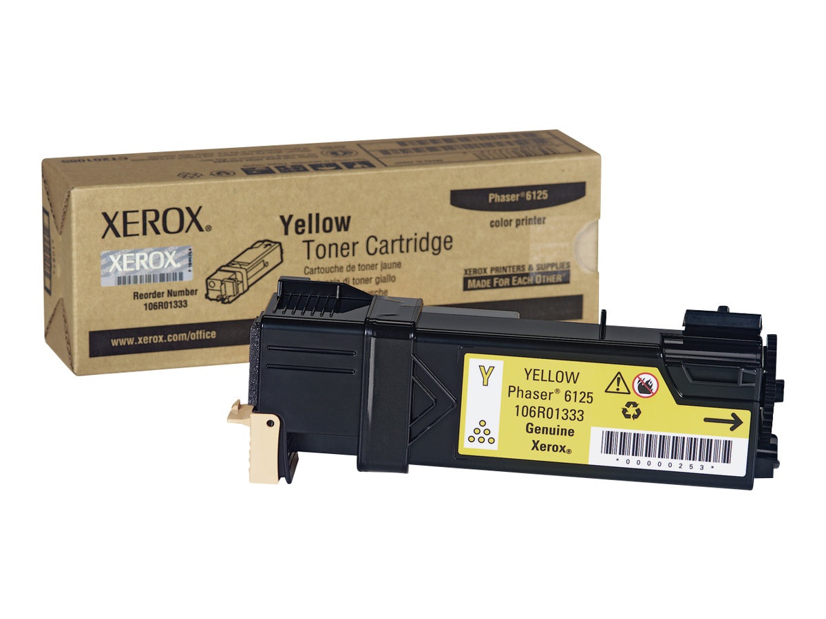 Xerox - yellow - original - toner cartridge