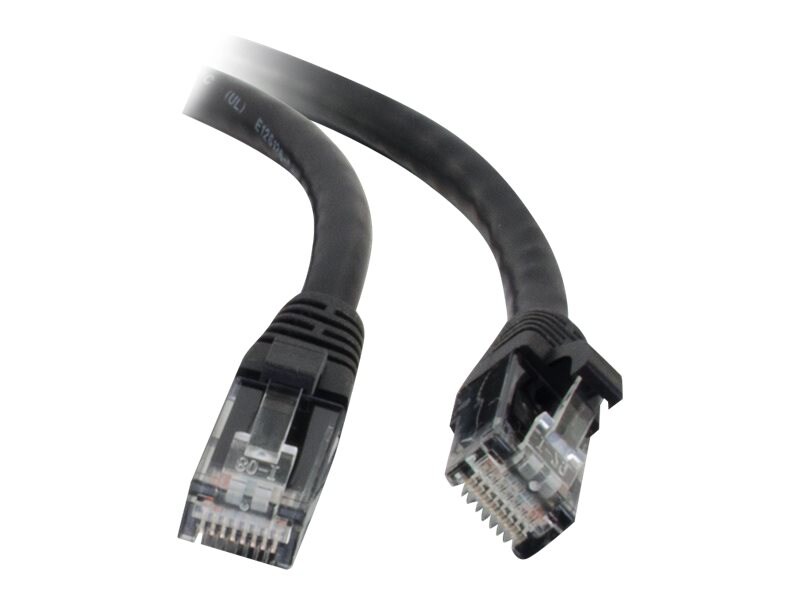 C2G 10ft Cat5e Ethernet Cable - Snagless Unshielded (UTP) - Black - patch c
