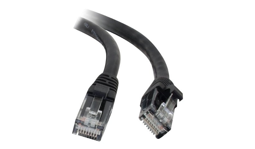 C2G 10ft Cat5e Ethernet Cable - Snagless Unshielded (UTP) - Black - cordon de raccordement - 3 m - noir