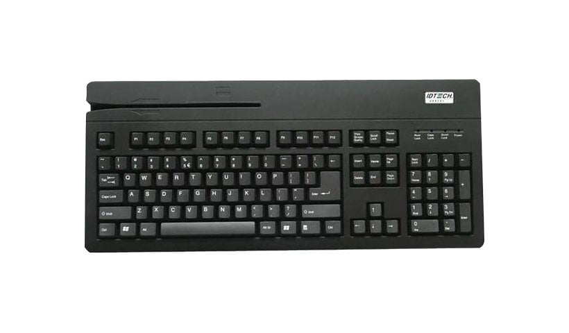 ID Tech VersaKey with MagStripe Reader - keyboard - black