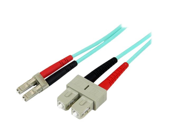 StarTech.com 5m (15ft) OM3 Multimode Fiber Cable, LOMMF Fiber Patch Cord