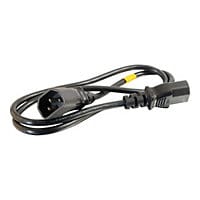 C2G 2ft 18 AWG Computer Power Extension Cord (IEC320 C14 to IEC320 C13) TAA