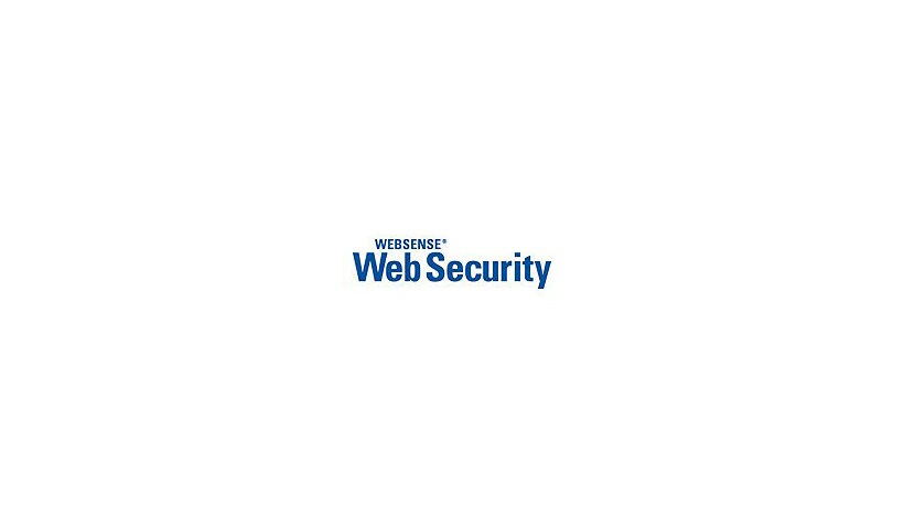 Websense Web Security - subscription license (6 months) - 300 additional se