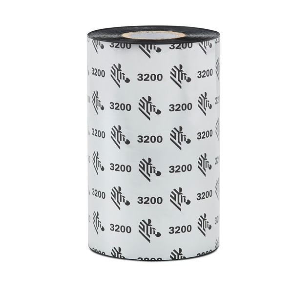 Zebra 3200 Wax/Resin - 1 - black - print ink ribbon refill (thermal transfer)