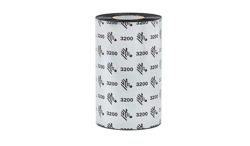 Zebra 3200 Wax/Resin - 1 - black - print ink ribbon refill (thermal transfer)