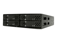 StarTech.com 4 Drive 2.5in Removable Mobile Rack SAS SATA Backplane - storage drive cage