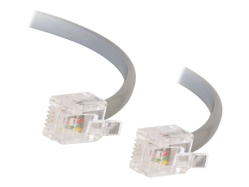 7ft (2.1m) RJ11 Modular Telephone Cable