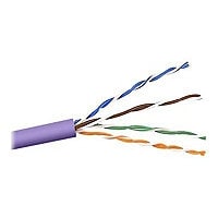 Belkin Cat6 1000ft Purple Stranded Bulk Cable, PVC, 4PR, 24 AWG, 1000'